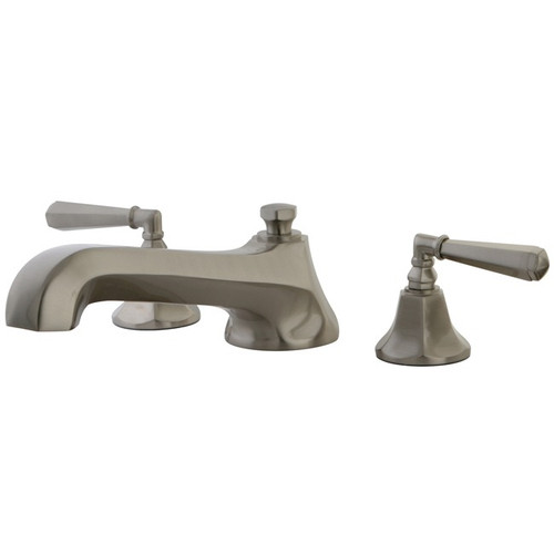 Kingston Brass Two Handle Roman Tub Filler Faucet - Brushed Nickel KS4308HL