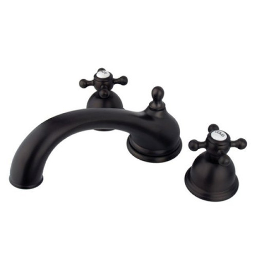 Kingston Brass Two Handle Roman Tub Filler Faucet - Oil Rubbed Bronze KS3355BX