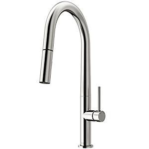 Vigo Greenwich Pull-Down Spray Kitchen Faucet in Stainless Steel