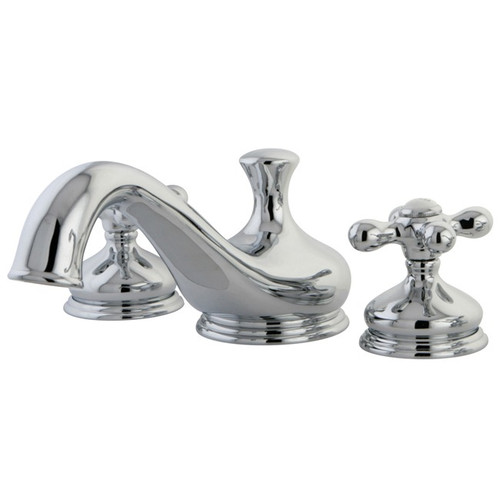 Kingston Brass Two Handle Roman Tub Filler Faucet - Polished Chrome KS3331AX