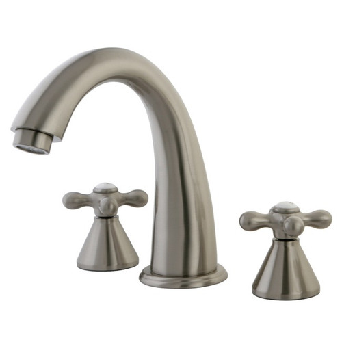 Kingston Brass Two Handle Roman Tub Filler Faucet - Brushed Nickel KS2368AX