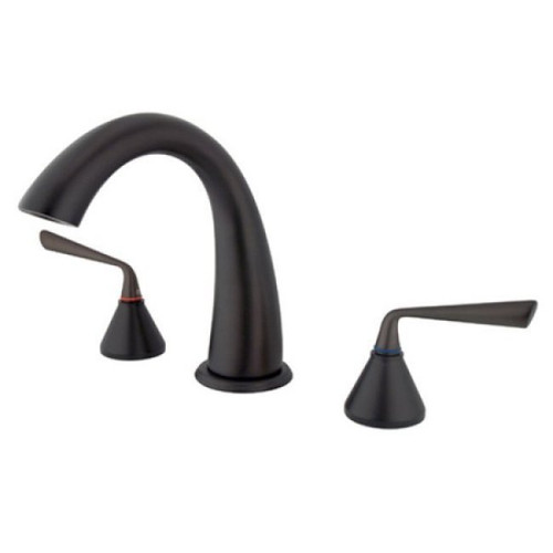 Kingston Brass Two Handle Roman Tub Filler Faucet - Oil Rubbed Bronze KS2365ZL