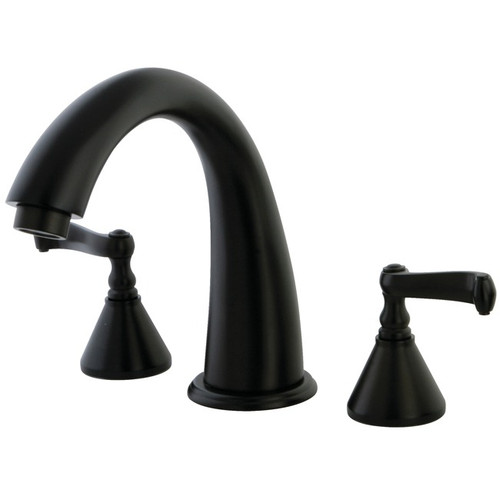 Kingston Brass Two Handle Roman Tub Filler Faucet - Oil Rubbed Bronze KS2365FL