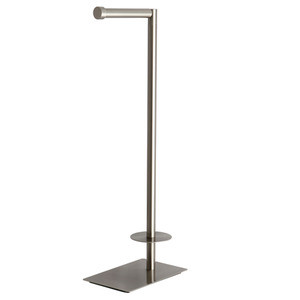 Kingston Brass CC8008 Freestanding Toilet Paper Holder Stand - Brushed Nickel