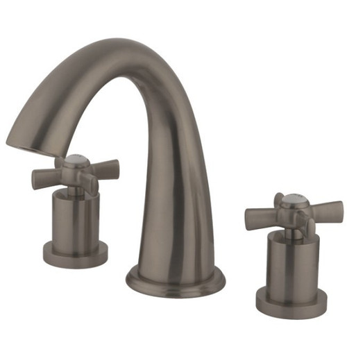 Kingston Brass Two Handle Roman Tub Filler Faucet - Satin Nickel - KS2368ZX