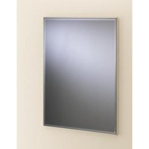 Valsan VDS 53206UB Rectangular Framed Mirror w/Bevel - Unlacquered Brass