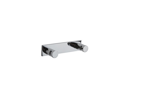 Valsan 53402MB Essentials Double Robe Hook - Matte Black