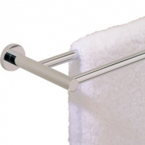 Valsan 67576MB Porto 23 5/8" Double Towel Bar / Rail - Matte Black