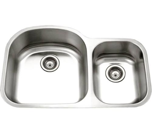 Hamat ENTERPRISE 32 3/16" x 20 1/2" Double Bowl Kitchen Sink - Stainless Steel