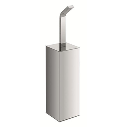 Valsan PS167MB Sensis Freestanding Square Toilet Brush & Holder - Matte Black