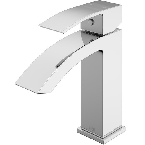 Vigo Satro Single Hole Bathroom Faucet In Chrome