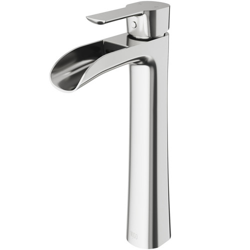 Vigo VG03024BN Niko Vessel Bathroom Faucet In Brushed Nickel