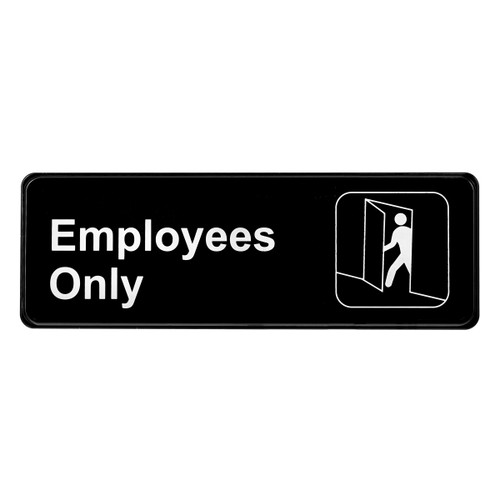 Alpine  ALPSGN-21 Employees Only Sign, 3x9