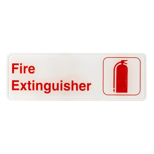 Alpine  ALPSGN-34 Fire Extinguisher Sign, 3x9