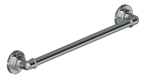 Valsan PI146030CR Industrial Chrome Towel Bar / Rail, 12"