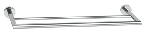Valsan PX145045NI Axis Polished Nickel Double Towel Bar / Rail, 18"