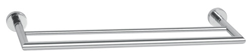 Valsan PX145045PV Axis Polished Brass Double Towel Bar / Rail, 18"