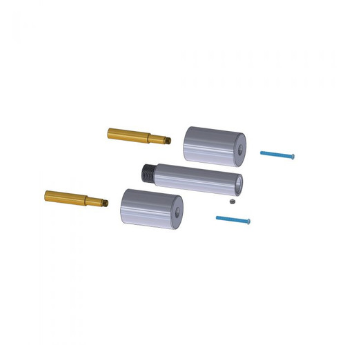 Flusso 0.9" Extension Kit - For Use with 100.1950 or 100.2450 - Brushed Nickel - 100.1950EBN