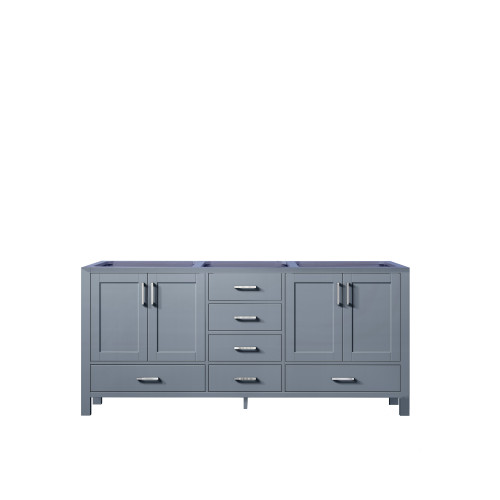 Lexora Jacques 72 Inch Dark Grey Vanity Cabinet Only
