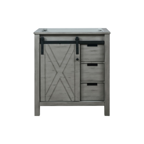 Lexora Marsyas 30 Inch Ash Grey Vanity Cabinet Cabinet Only