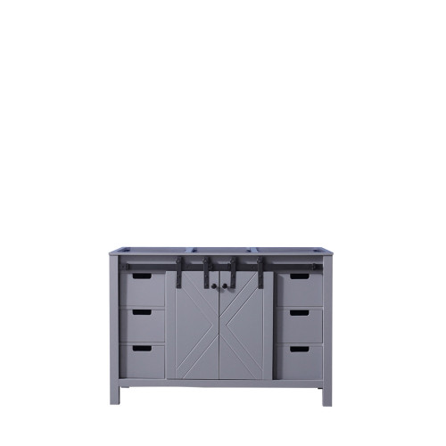 Lexora Marsyas 48 Inch Dark Grey Vanity Cabinet Cabinet Only