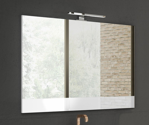 Lucena Bath 3137 32 Inch W x 28 Inch H White Vision Mirror With White Frame