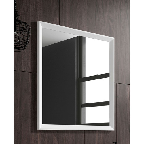 Lucena Bath 2536 32 Inch W x 32 Inch H White Decor Mirror With White Frame
