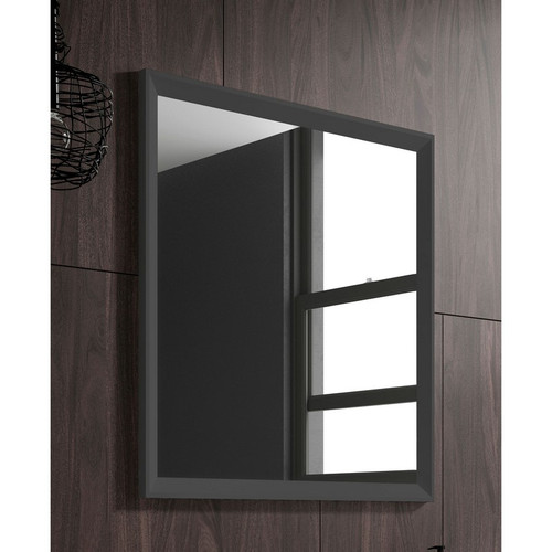 Lucena Bath 2541 32 Inch W x 32 Inch H Grey/Ceniza Decor Mirror With Grey/Ceniza Frame