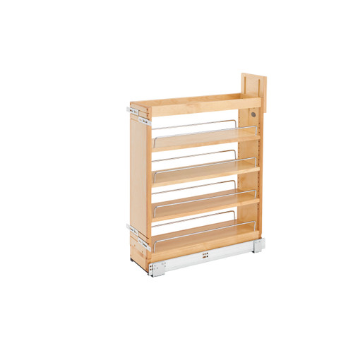 Rev-A-Shelf 448-BCSC-6C 6.5 in Base Cabinet Organizer Soft-Close - Natural