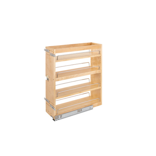 Rev-A-Shelf 7.5 in Base Cabinet Organizer Soft-Close - Natural - 449-BCSC-7C