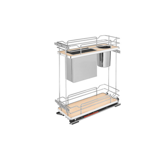 Rev-A-Shelf Two-Tier Knife Organizer with Blum Soft-Close - Natural - 5322KB-BCSC-6-MP