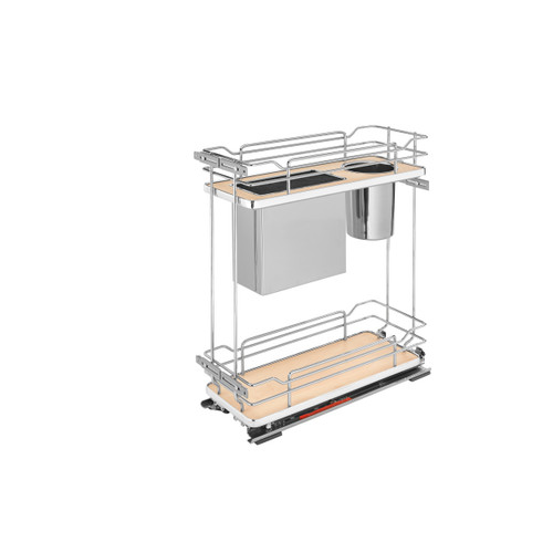 Rev-A-Shelf Two-Tier Knife Organizer with Blum Soft-Close - Natural - 5322KB-BCSC-9-MP