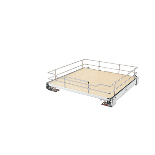 Rev-A-Shelf 5330-21BCSC-MP 21 in Solid Bottom Pullout Baskets w/Soft-Close - Natural