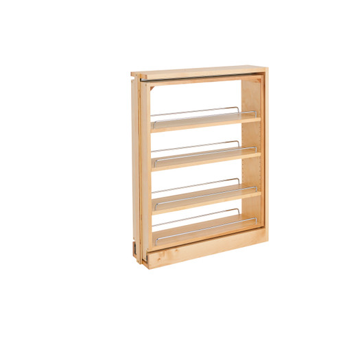Rev-A-Shelf 6 in Base Filler Pullout Soft-Close - Natural - 432-BFBBSC-6C