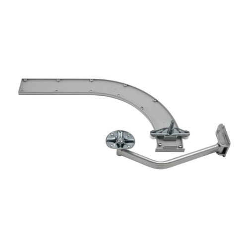 Rev-A-Shelf Gray Two-Tier "Cloud" Optimizer for 18" Right Opening/Blind Left Corner Cabinets - 5372-18-GR-R