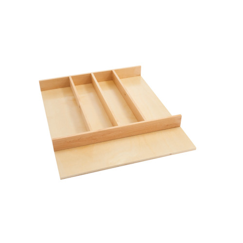 Rev-A-Shelf 18.5 in Shallow Wood Utility Tray Insert - Natural - 4WUT-1SH