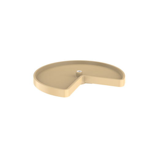 Rev-A-Shelf 24 in Almond Polymer Kidney Lazy Susan, Single - 3471-24-15-52