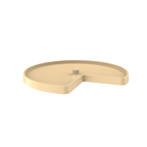 Rev-A-Shelf 28 in Almond Polymer Kidney Lazy Susan, Single - 3471-28-15-52