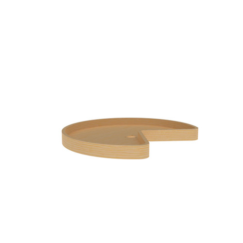 Rev-A-Shelf 24 in Wood Kidney Lazy Susan Shelf Only - Natural - 4WLS401-24-52