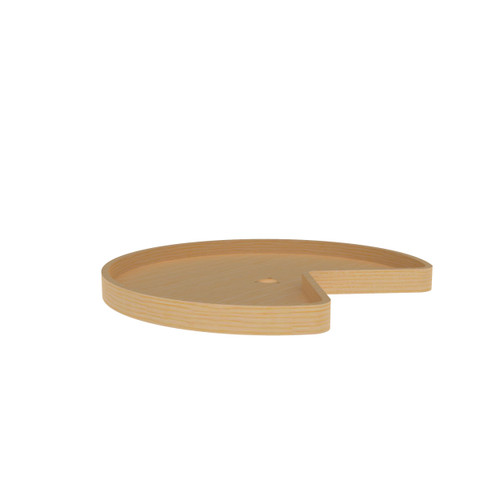 Rev-A-Shelf 28 in Wood Kidney Lazy Susan Shelf Only - Natural - 4WLS401-28-52