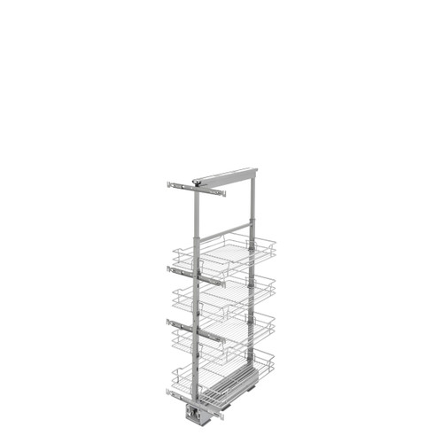 Rev-A-Shelf 14 in Chrome Basket Pantry Pullout Soft Close - 5743-14-CR-1