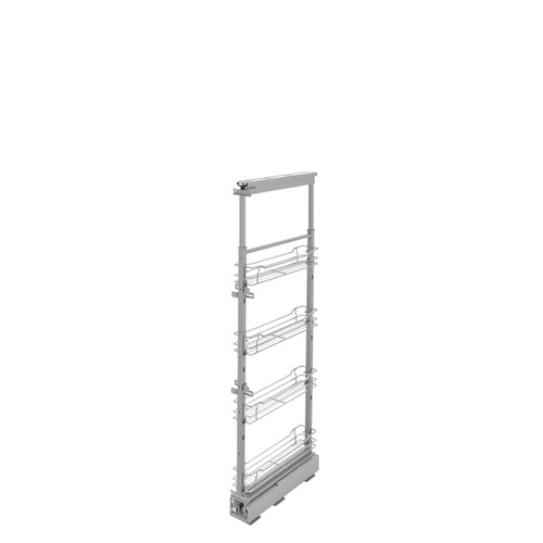 Rev-A-Shelf 5750-04-CR-1 4-1/8 in Chrome Basket Pantry Pullout Soft Close