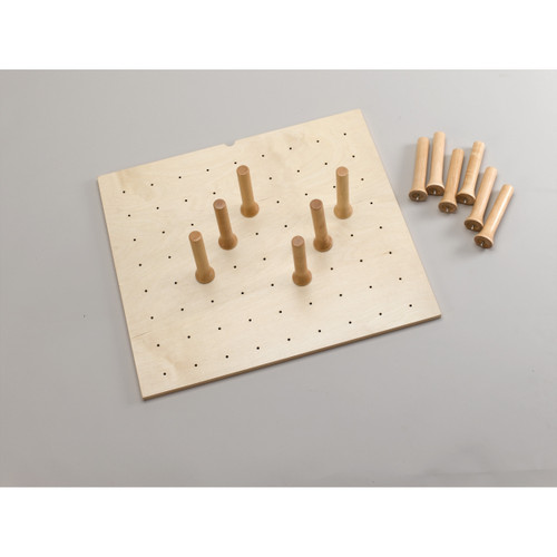 Rev-A-Shelf Small 24 x 21 Wood Peg Board - Natural - 4DPB-2421