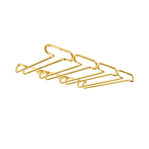 Rev-A-Shelf 11 in Brass Under Cab Quad Stemware Holder - 3450-11BR