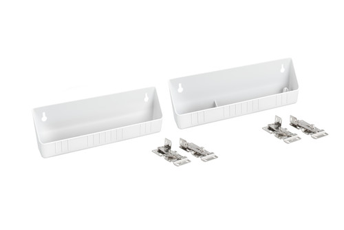 Rev-A-Shelf 11 in White Polymer Tip-Out Accessory Trays - 6572-11-11-52