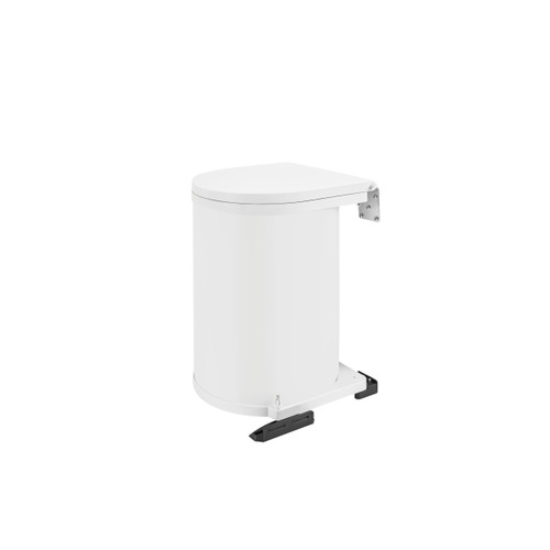Rev-A-Shelf 8-010412-15 15 Liter Pivot Out Waste Container - White