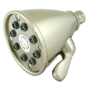 Kingston Brass K139A8 3-5/8" Adjustable Shower Head - Brushed Nickel
