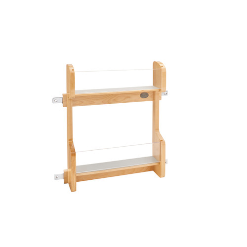 Rev-A-Shelf 4VR-18-1 15 in Vanity Door mount Storage Rack - Natural