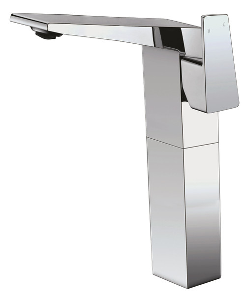 ALFI Polished Chrome Single Hole Single Handle Tall Bathroom Faucet - AB1475-PC
