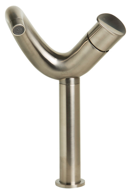 Alfi AB1570-BN Tall Wave Brushed Nickel Single Lever Bathroom Faucet